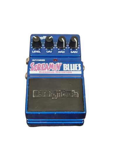 DigiTech Screamin' Blues - Overdrive/Distortion Pedal - Blue - Excellent