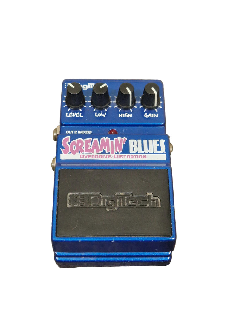 DigiTech Screamin' Blues - Overdrive/Distortion Pedal - Blue - Excellent - Image 1