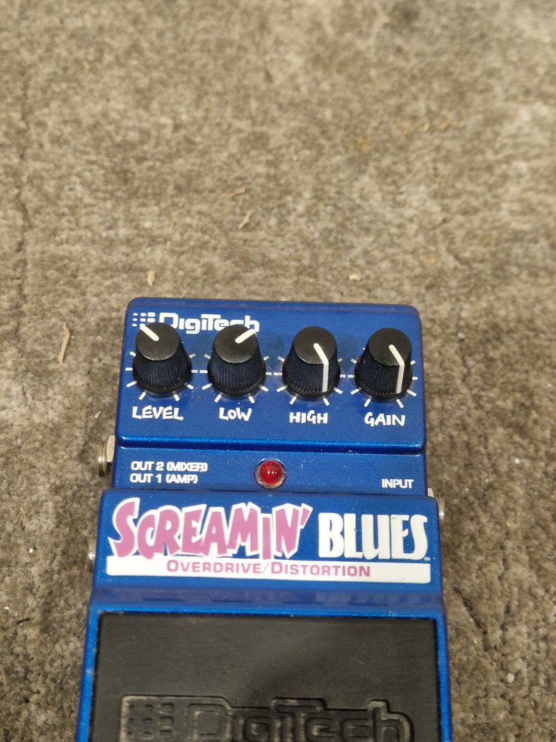 DigiTech Screamin' Blues - Overdrive/Distortion Pedal - Blue - Excellent - Image 2