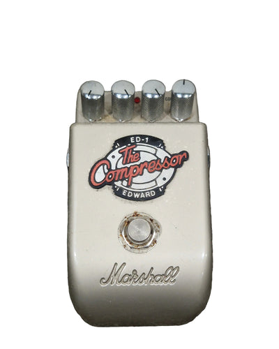 Marshall ED-1 The Compressor - Effects Pedal - Silver - Good