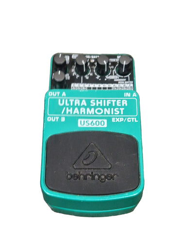 Behringer US600 Ultra Shifter/Harmonist - Effects Pedal - Green - Excellent w/ Original Box & Manuals