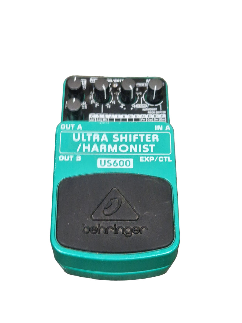 Behringer US600 Ultra Shifter/Harmonist - Effects Pedal - Green - Excellent w/ Original Box & Manuals - Image 1