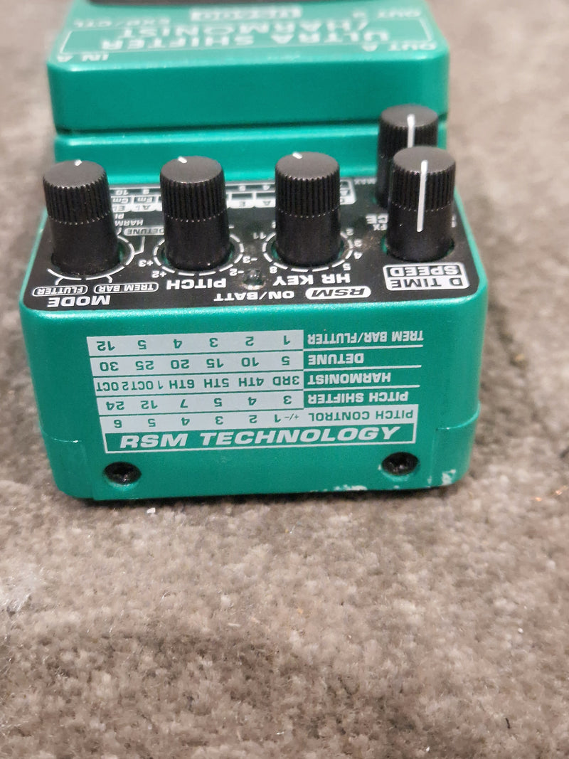 Behringer US600 Ultra Shifter/Harmonist - Effects Pedal - Green - Excellent w/ Original Box & Manuals - Image 11