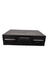 Pioneer CT-W208R - Stereo Double Cassette Deck - Black - Spares or Repair w/ Cables - Photo 1