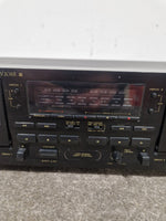 Pioneer CT-W208R - Stereo Double Cassette Deck - Black - Spares or Repair w/ Cables - Image 13