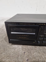 Pioneer CT-W208R - Stereo Double Cassette Deck - Black - Spares or Repair w/ Cables - Image 14