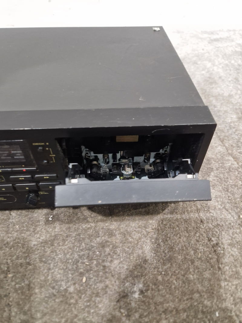 Pioneer CT-W208R - Stereo Double Cassette Deck - Black - Spares or Repair w/ Cables - Image 6