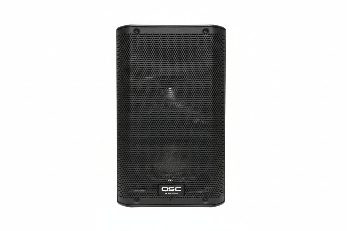 QSC K8 - Active Loudspeaker - Black - Good w/ Cables