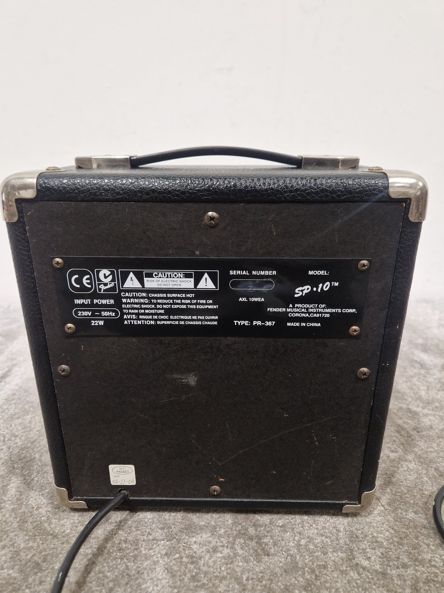 Squier SP-10 Guitar Amplifier - Compact Practice - Very Good