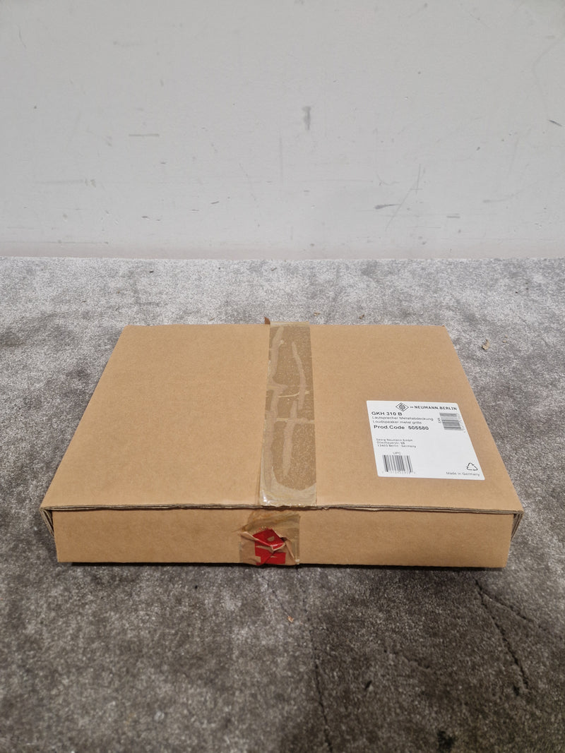 Neumann Berlin GKH-310 Metal Speaker Grille Black Speaker Grille - Precision Fit - Like New w/ Original Box - Image 2
