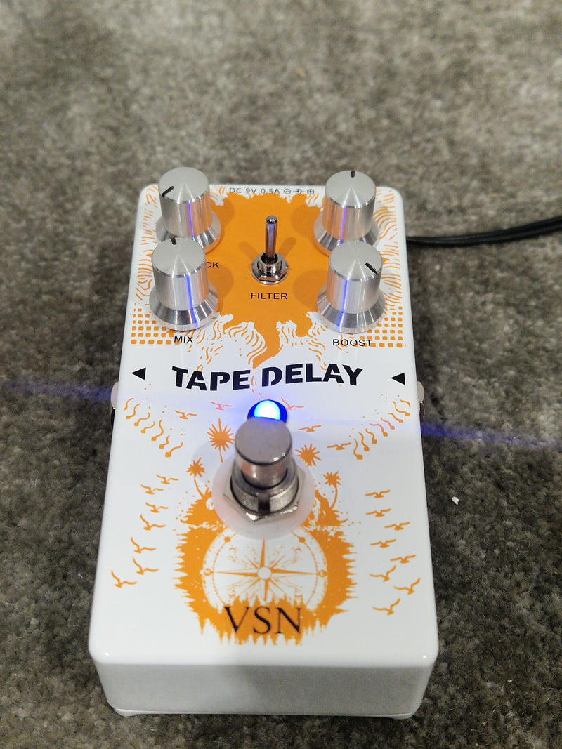 VSN Tape Delay Effects Pedal - Vintage Sound - Excellent w/ Power Supply - Image 12
