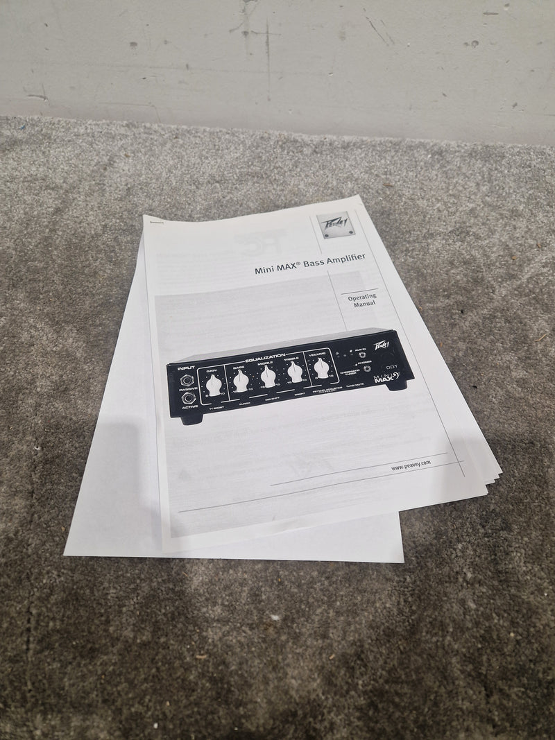 Peavey MiniMAX Amplifier - 500W Power - Excellent w/ Original Box & Power Cable - Image 15