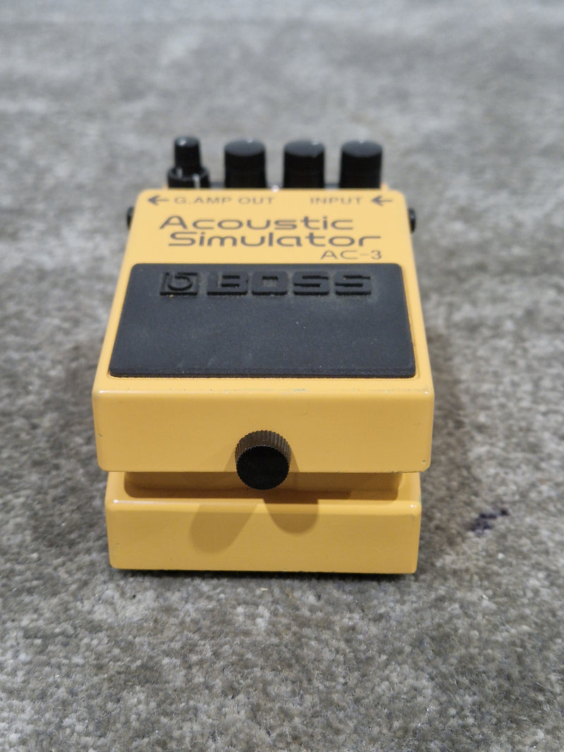 BOSS AC-3 Acoustic Simulator - Guitar Effects Pedal - Orange - Good - Image 2