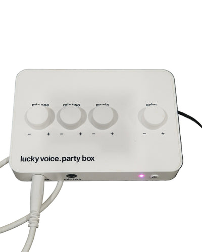 Lucky Voice Karaoke Kit - Karaoke System - White - Excellent