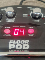 Line 6 Floor POD - Guitar Multi-Effects Processor - Black - Excellent w/ Power Supply - Image 10