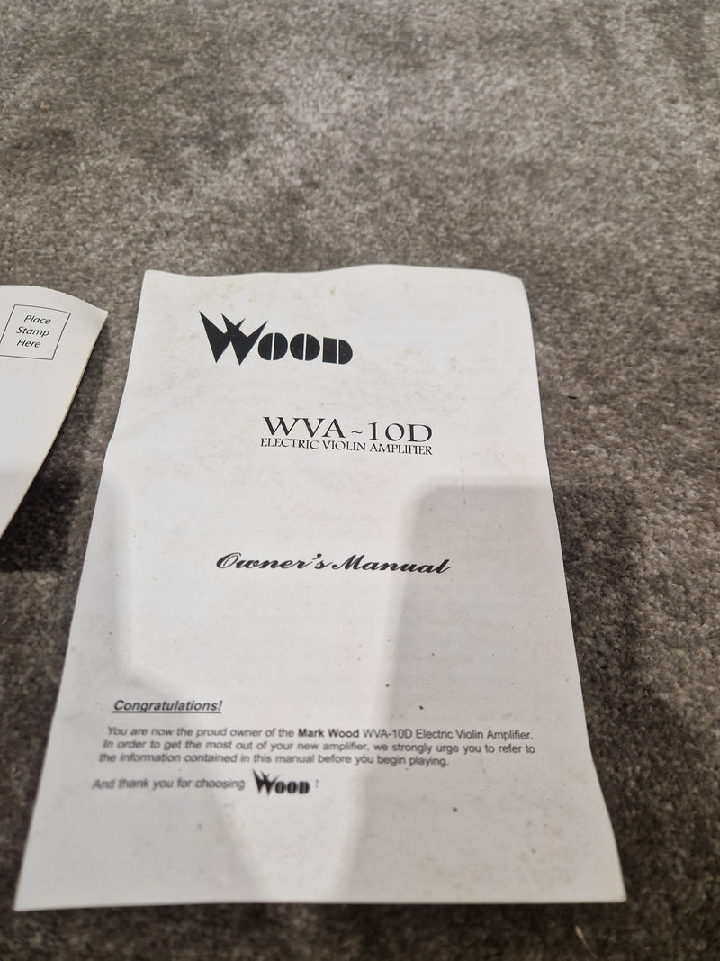 Wood WVA-10D - Electric Violin Amplifier - 10 Watt - Excellent w/ Original Box , American To UK Plug Converter - Image 11