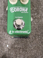 TC Electronic Corona Mini Chorus - Guitar Effects Pedal - Green - Good - Image 5