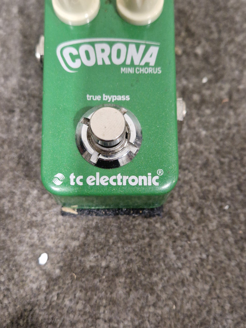 TC Electronic Corona Mini Chorus - Guitar Effects Pedal - Green - Good - Image 5