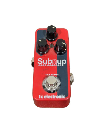 TC Electronic Sub 'N' Up Mini - Octave Pedal - Red - Good