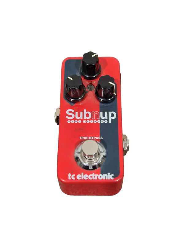 TC Electronic Sub 'N' Up Mini - Octave Pedal - Red - Good