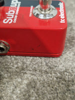 TC Electronic Sub 'N' Up Mini - Octave Pedal - Red - Good - Image 4