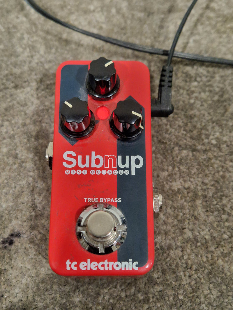 TC Electronic Sub 'N' Up Mini - Octave Pedal - Red - Good - Image 6