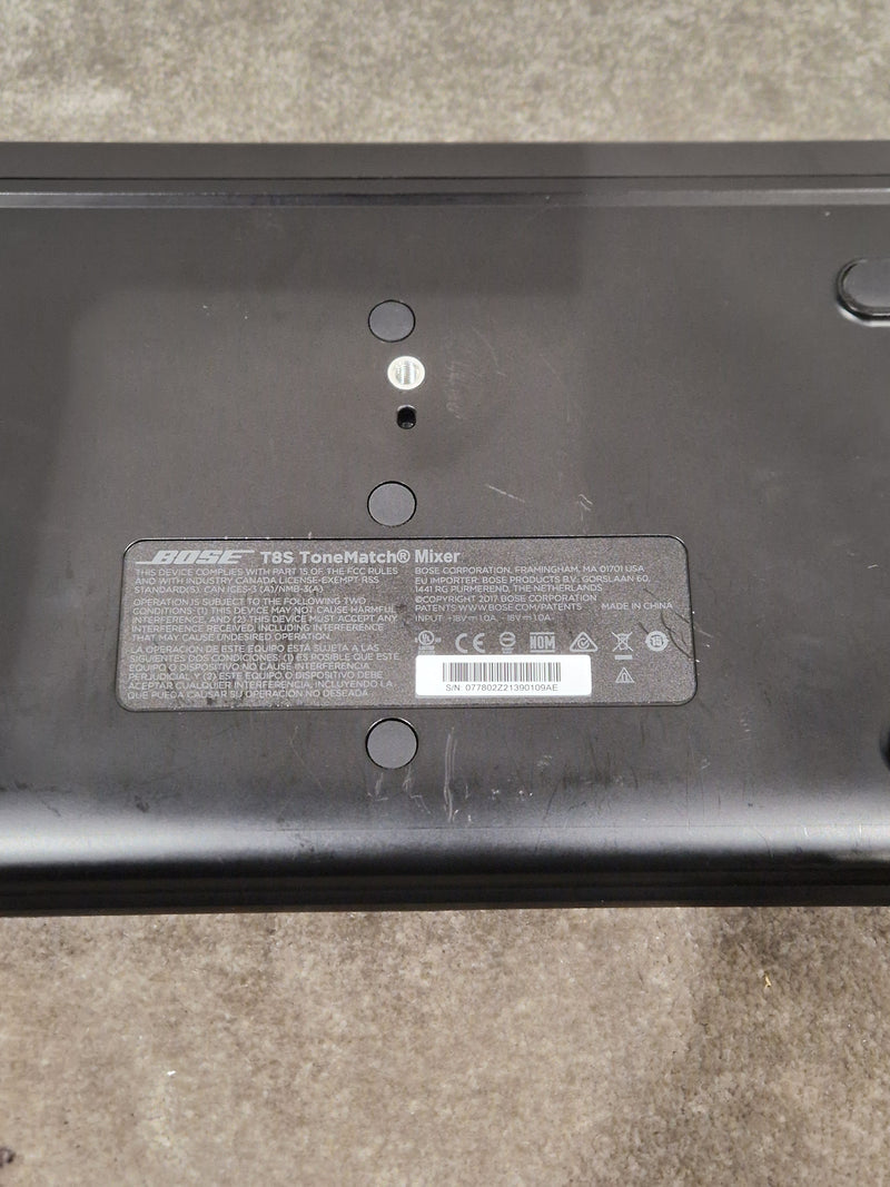 Bose T8S ToneMatch Mixer - Black - Excellent w/ Soft Case & Cables - Image 13