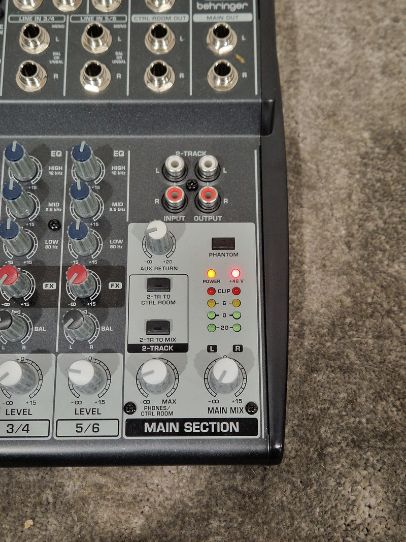 Behringer XENYX 802 Audio Mixer - 8-Input Compact - Excellent w/ Original Box & European Power supply - Image 8