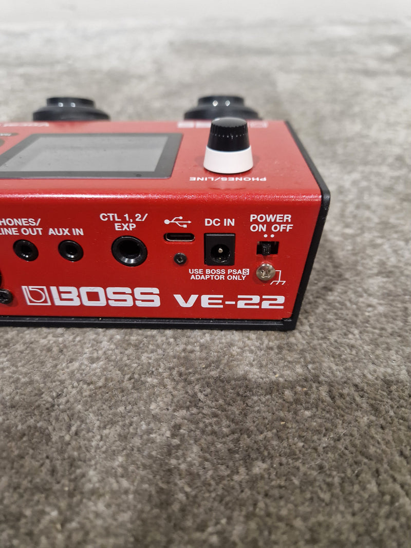 Boss VE-22 Vocal Performer Effects Pedal - Good w/ Power Supply - Image 8