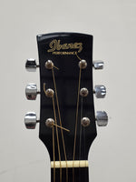 Ibanez PF10 - Acoustic Guitar - Black - Excellent w/ Soft Case - Image 4