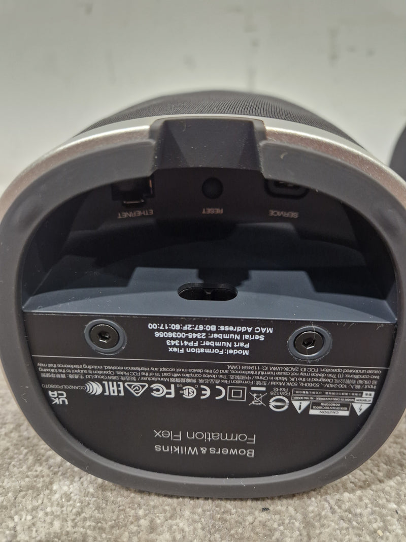 B&W Formation Flex Pair - Wireless Speakers - Pair - Black - Excellent w/ Original Box, Cables & Manuals - Image 8