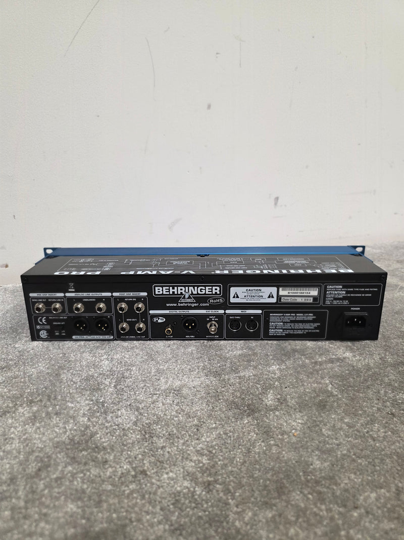 Behringer V-Amp Pro - Guitar Amplifier/Effects Processor - Blue - Excellent w/ Original Box - Image 7