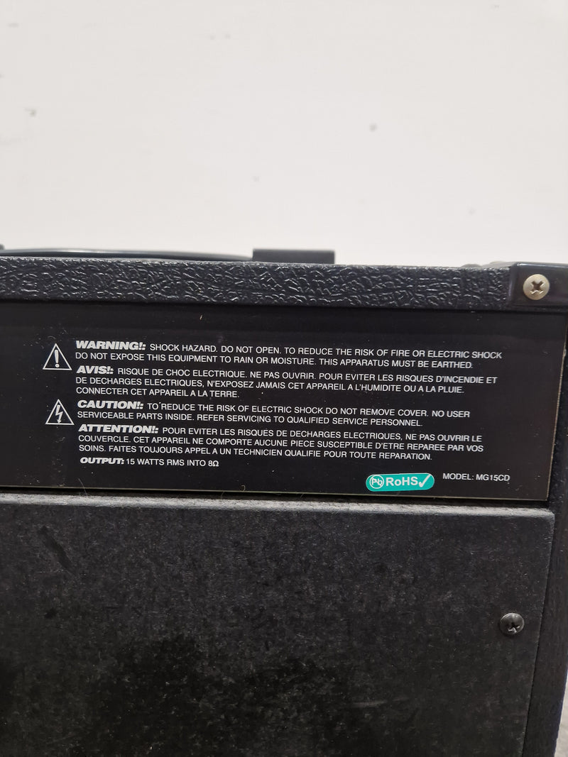 Marshall MG15CD - Guitar Amplifier - Guitar Amplifiers - Good - Image 4