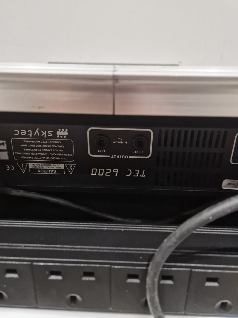 Skytec TEC 6200 - Power Amplifier - 2 x 100W - Black - Power Amplifiers - Spares or Repair - Image 2
