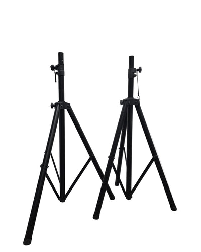 Generic - Speaker Tripod Stands - Black - Excellent w/ Soft Case