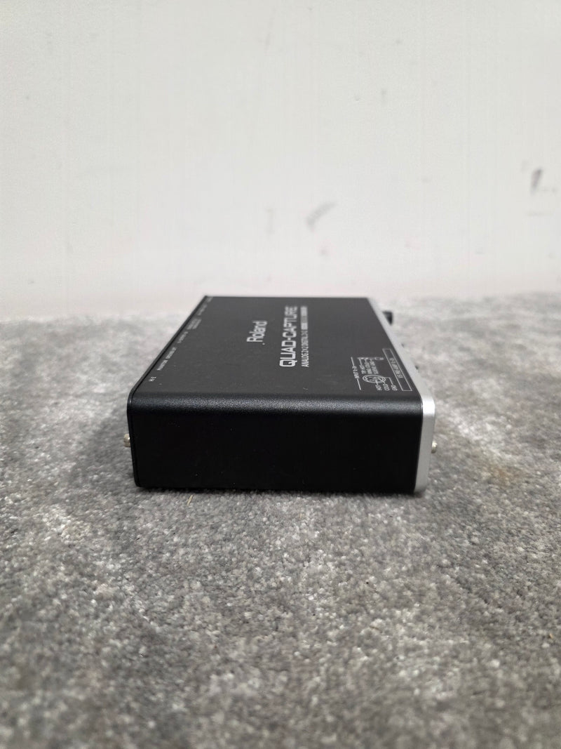 Roland Quad-Capture - USB Audio Interface - Black - Excellent w/ Cables - Image 2