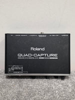 Roland Quad-Capture - USB Audio Interface - Black - Excellent w/ Cables - Image 5