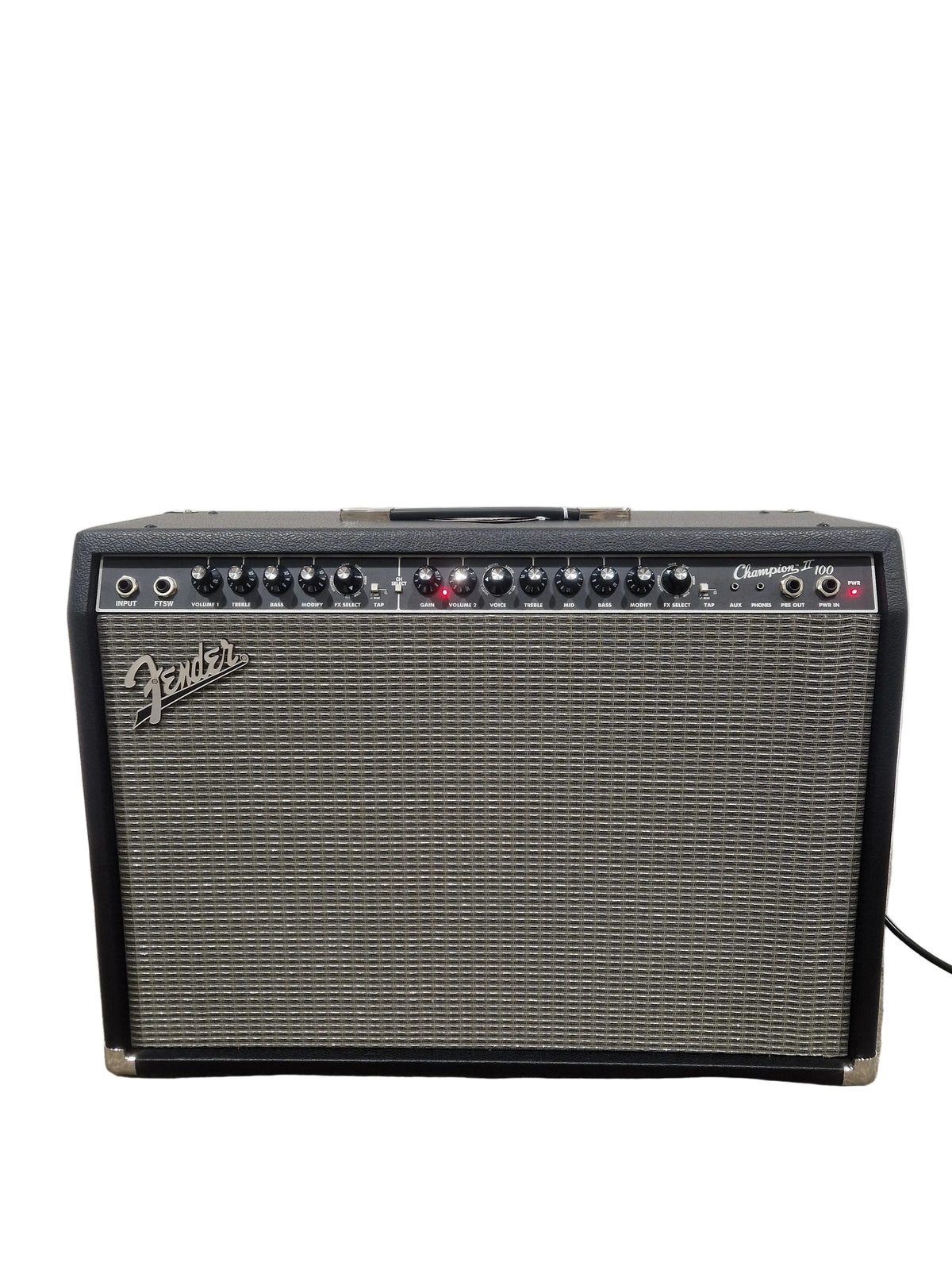 Fender Champion II 100 Combo - Guitar Amplifier Combo - Black - Like New w/ Cables & Tags