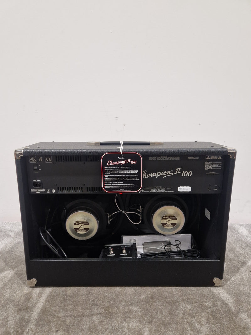 Fender Champion II 100 Combo - Guitar Amplifier Combo - Black - Like New w/ Cables & Tags - Image 2
