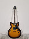 Hamer XT - Semi-Hollow Electric Guitar - Sunburst - Excellent w/ Hard Case - Photo 3