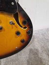 Hamer XT - Semi-Hollow Electric Guitar - Sunburst - Excellent w/ Hard Case - Photo 4