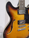 Hamer XT - Semi-Hollow Electric Guitar - Sunburst - Excellent w/ Hard Case - Photo 6