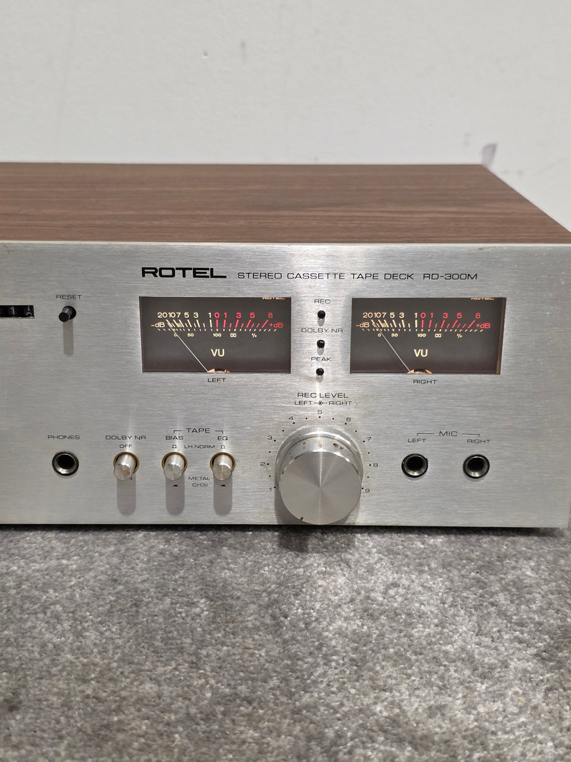 Rotel RD-300M - Stereo Cassette Tape Deck - Fair w/ Original Box - Image 3