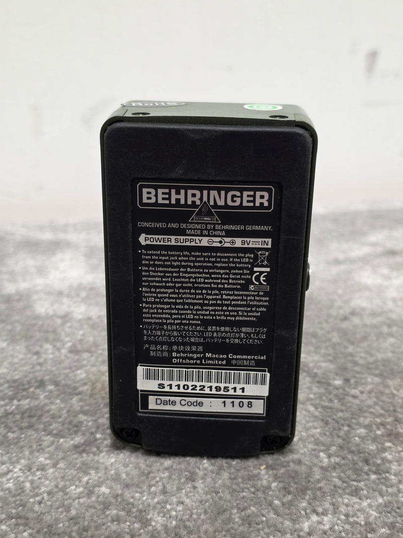 Behringer SM200 Slow Motion - Guitar Effects Pedal - Green - Good - Image 6