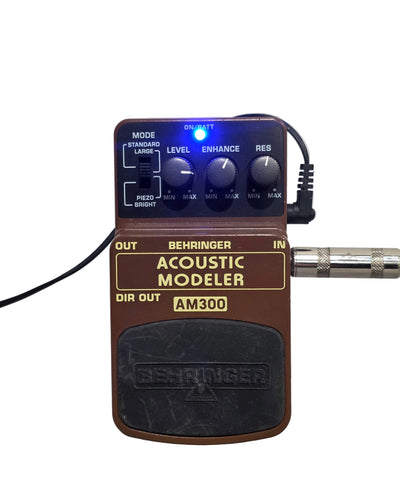 Behringer AM300 - Acoustic Modeler Effects Pedal - Brown - Good
