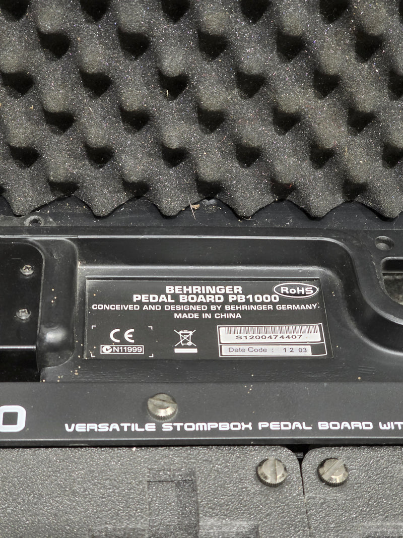 Behringer PB1000 - Pedalboard Case - Black - Fair - Image 3