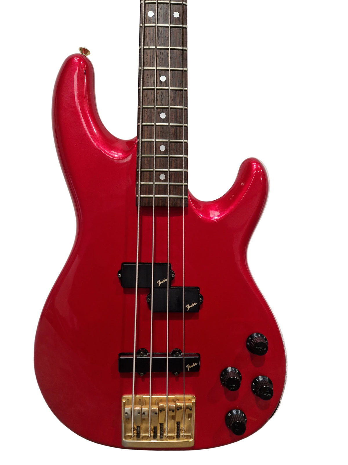 Fender precision bass lyte S/N N001939 Made in japan 1994 Candy Red - Excellent w/ Hard Case & Full setup