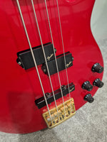 Fender precision bass lyte S/N N001939 Made in japan 1994 Candy Red - Excellent w/ Hard Case & Full setup - Image 4