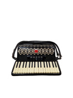 Baile Ballerina Piano Accordion Black Accordion - Well-Preserved Craftsmanship - Good w/ Hard Case - Image 1
