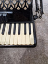 Baile Ballerina Piano Accordion Black Accordion - Well-Preserved Craftsmanship - Good w/ Hard Case - Photo 10